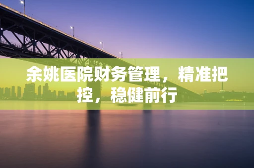 余姚医院财务管理，精准把控，稳健前行