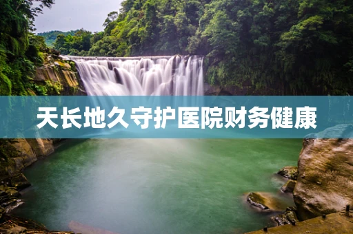 天长地久守护医院财务健康