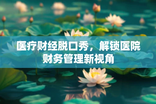 医疗财经脱口秀，解锁医院财务管理新视角