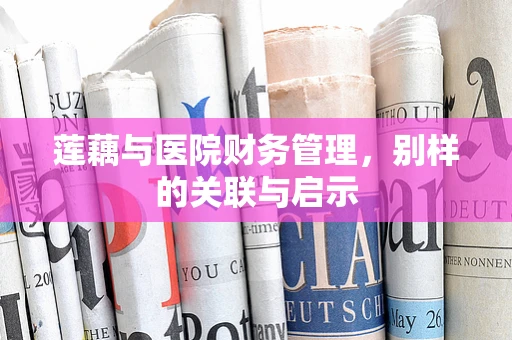 莲藕与医院财务管理，别样的关联与启示