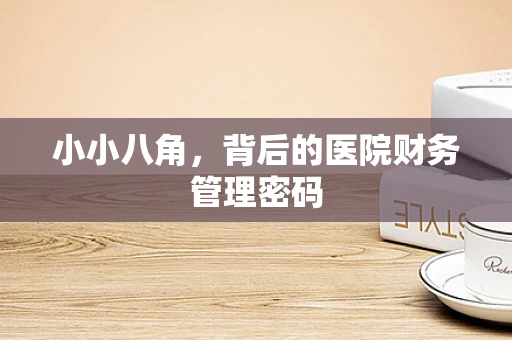 小小八角，背后的医院财务管理密码
