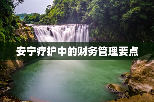 安宁疗护中的财务管理要点