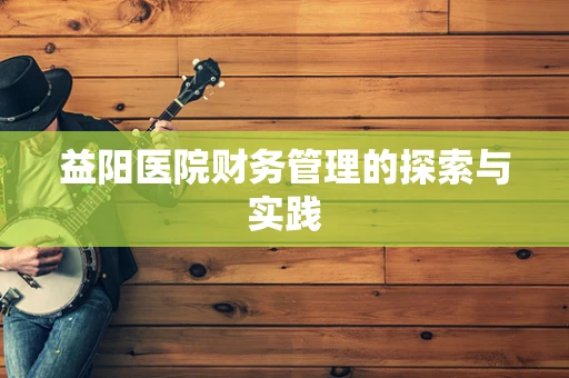 益阳医院财务管理的探索与实践