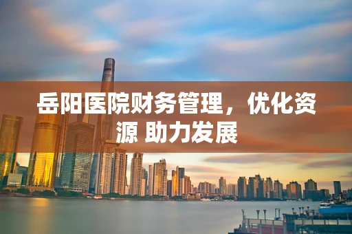 岳阳医院财务管理，优化资源 助力发展
