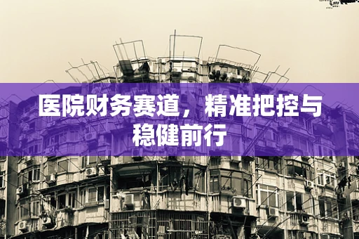 医院财务赛道，精准把控与稳健前行