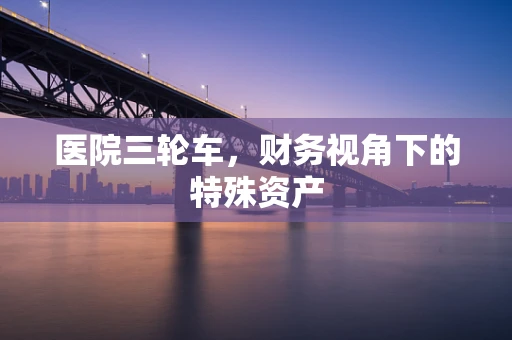 医院三轮车，财务视角下的特殊资产