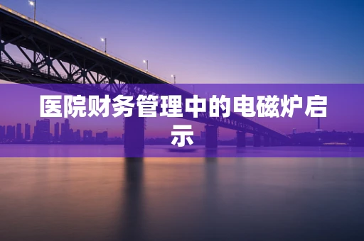 医院财务管理中的电磁炉启示