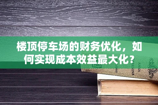 楼顶停车场的财务优化，如何实现成本效益最大化？
