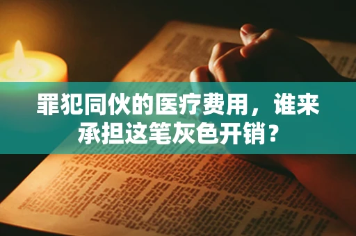 罪犯同伙的医疗费用，谁来承担这笔灰色开销？