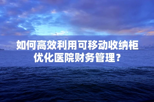 如何高效利用可移动收纳柜优化医院财务管理？