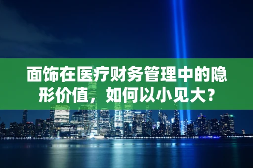 面饰在医疗财务管理中的隐形价值，如何以小见大？