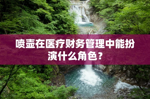 喷壶在医疗财务管理中能扮演什么角色？