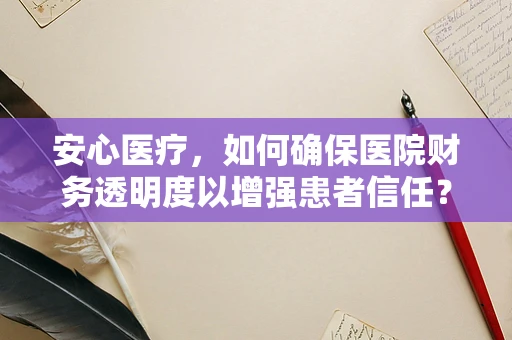 安心医疗，如何确保医院财务透明度以增强患者信任？