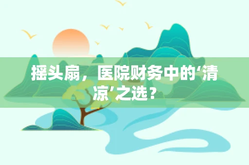 摇头扇，医院财务中的‘清凉’之选？