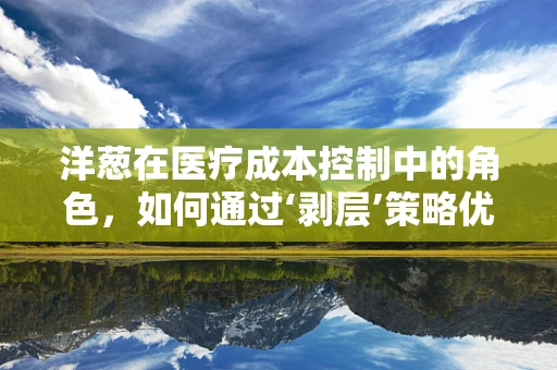 洋葱在医疗成本控制中的角色，如何通过‘剥层’策略优化预算？