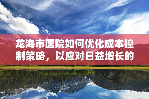 龙海市医院如何优化成本控制策略，以应对日益增长的医疗费用？
