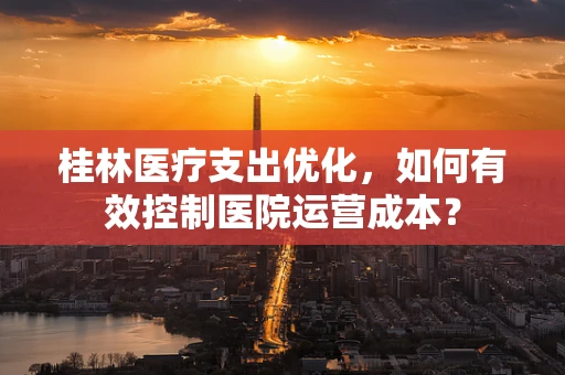 桂林医疗支出优化，如何有效控制医院运营成本？