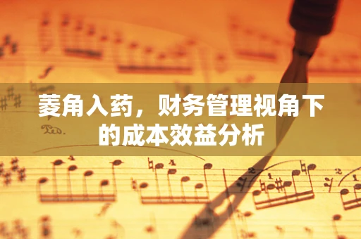 菱角入药，财务管理视角下的成本效益分析