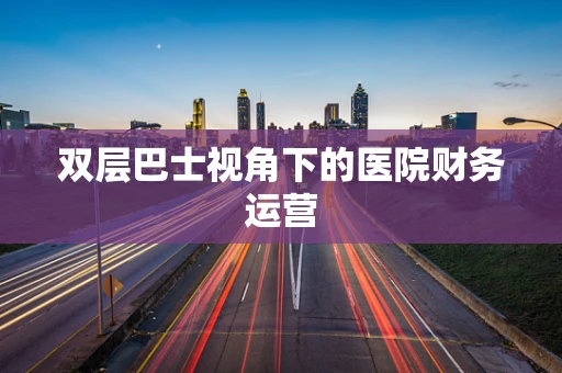 双层巴士视角下的医院财务运营