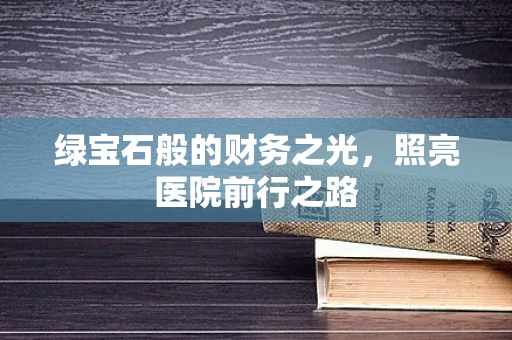 绿宝石般的财务之光，照亮医院前行之路