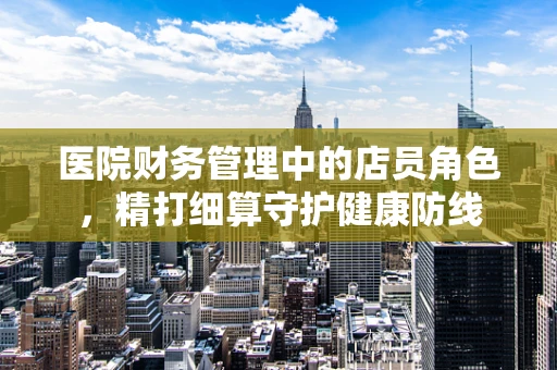 医院财务管理中的店员角色，精打细算守护健康防线