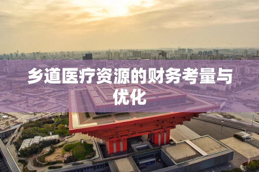 乡道医疗资源的财务考量与优化