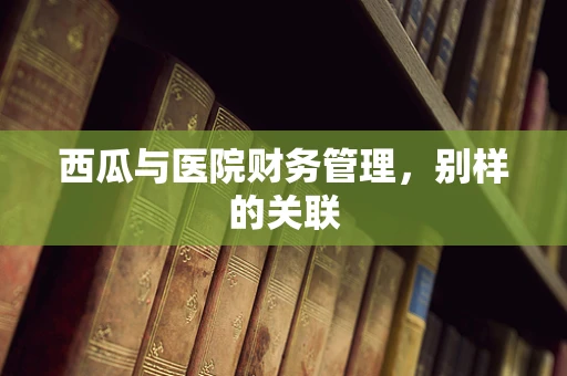 西瓜与医院财务管理，别样的关联