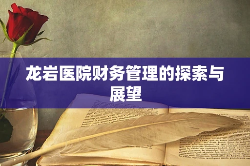 龙岩医院财务管理的探索与展望