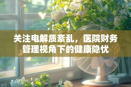 关注电解质紊乱，医院财务管理视角下的健康隐忧