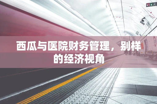 西瓜与医院财务管理，别样的经济视角