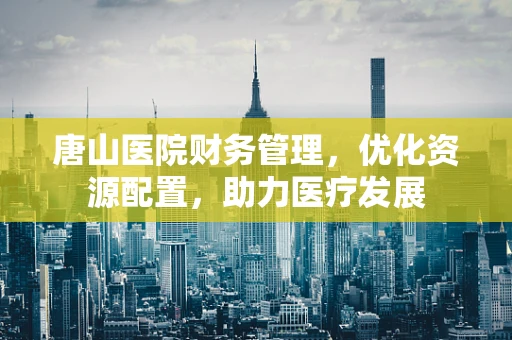 唐山医院财务管理，优化资源配置，助力医疗发展