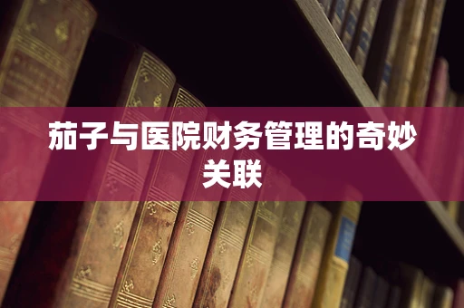 茄子与医院财务管理的奇妙关联