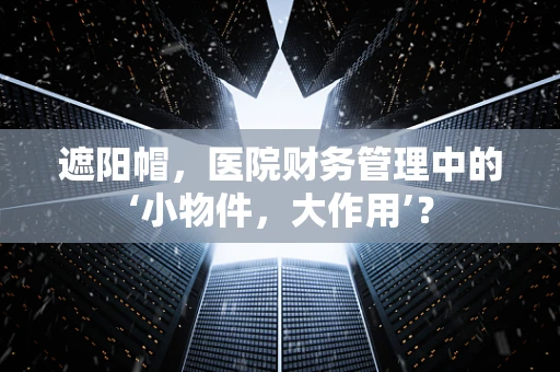 遮阳帽，医院财务管理中的‘小物件，大作用’？