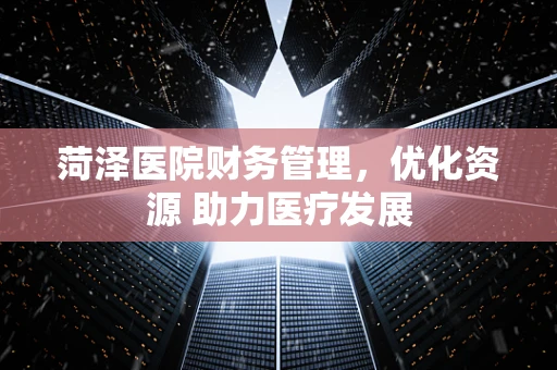 菏泽医院财务管理，优化资源 助力医疗发展