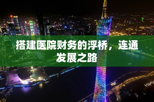 搭建医院财务的浮桥，连通发展之路