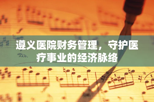 遵义医院财务管理，守护医疗事业的经济脉络