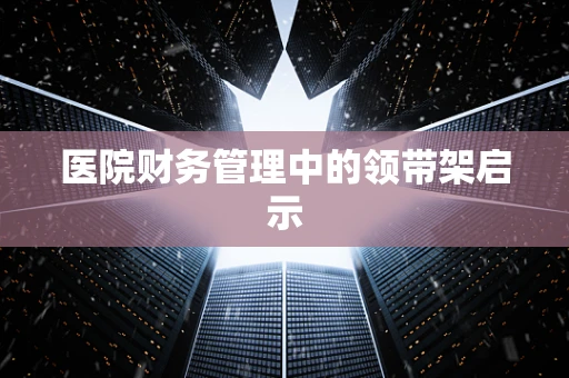 医院财务管理中的领带架启示