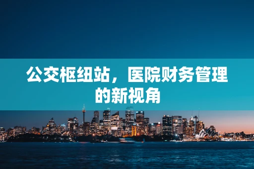 公交枢纽站，医院财务管理的新视角