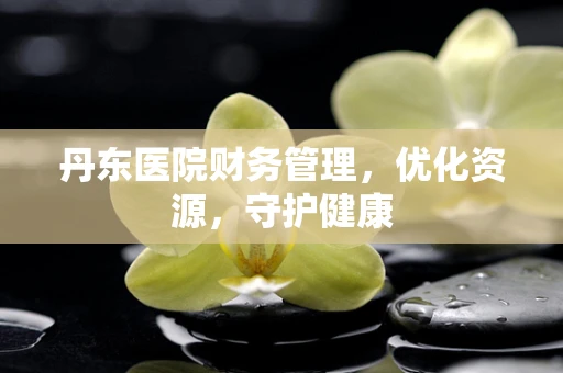 丹东医院财务管理，优化资源，守护健康